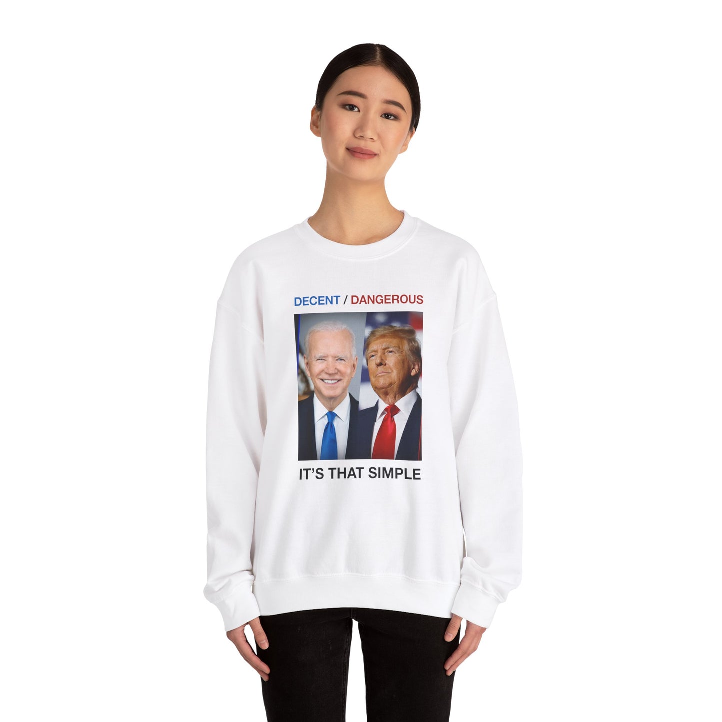 Decent Or Dangerous Unisex Heavy Blend™ Crewneck Sweatshirt