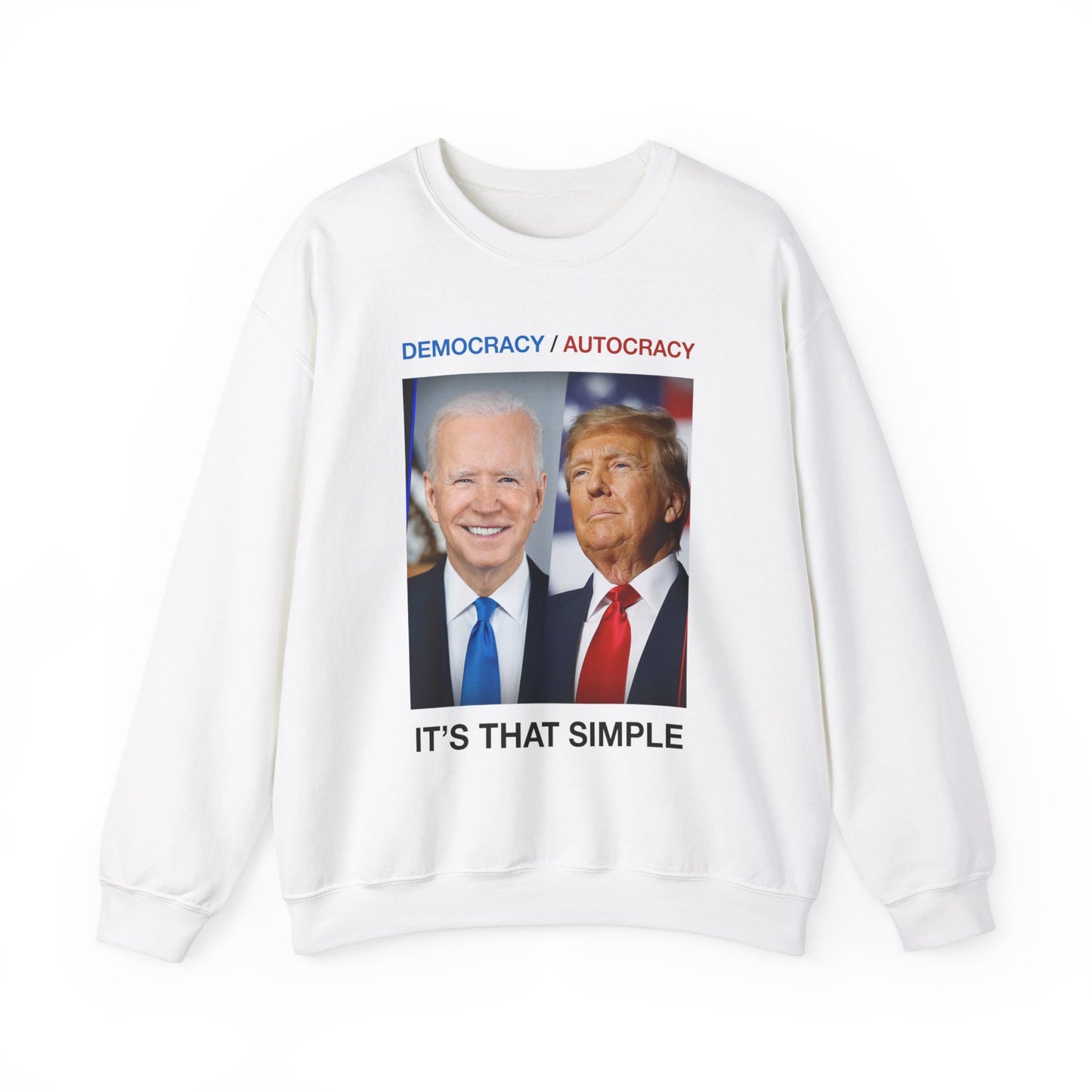 Democracy/ Autocracy Unisex Heavy Blend™ Crewneck Sweatshirt