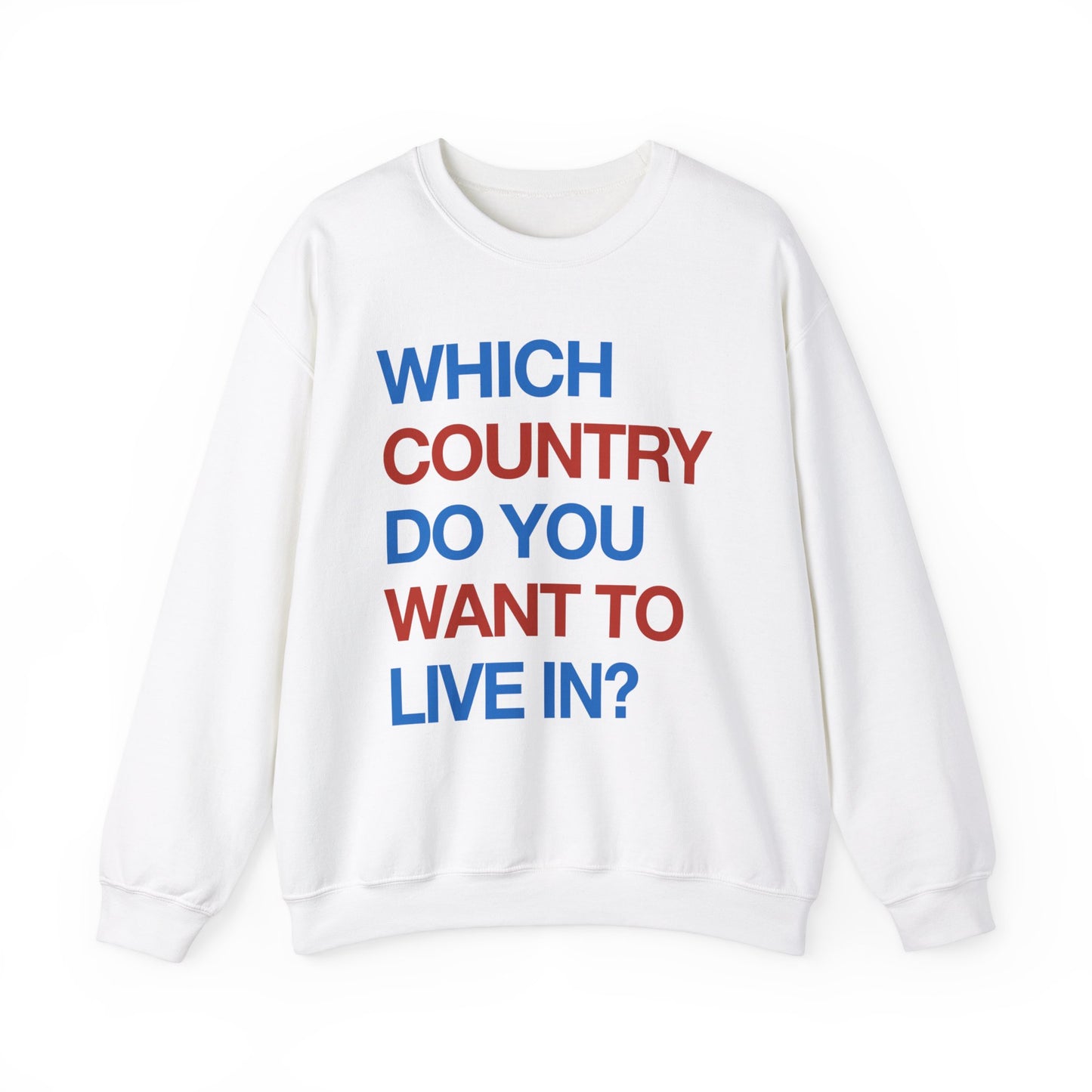 Which Country/ Unisex Heavy Blend™ Crewneck Sweatshirt