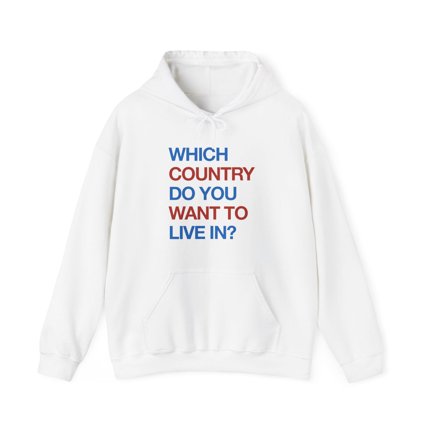 Which Country/ Unisex Heavy Blend™ Hooded Sweatshirt