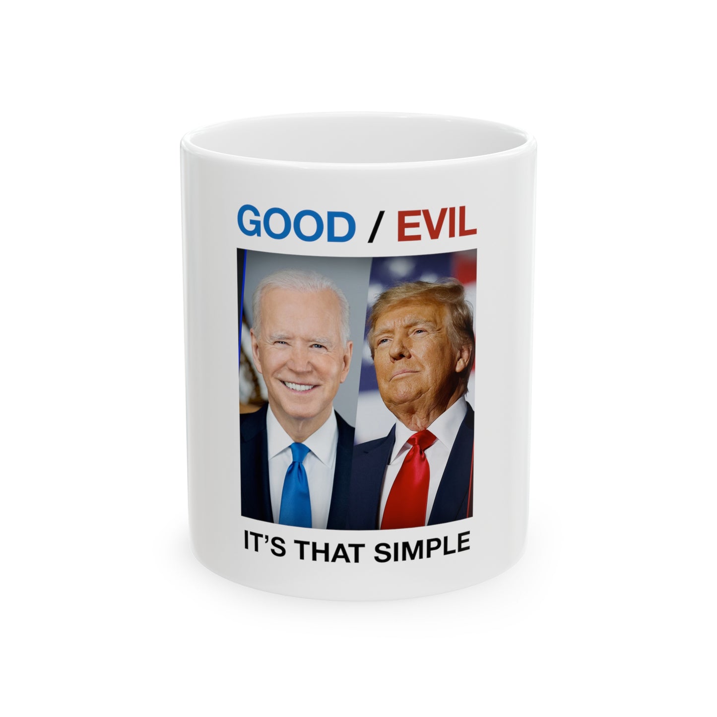 Good/Evil Ceramic Mug, 11oz