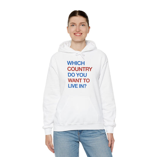 Which Country/ Unisex Heavy Blend™ Hooded Sweatshirt