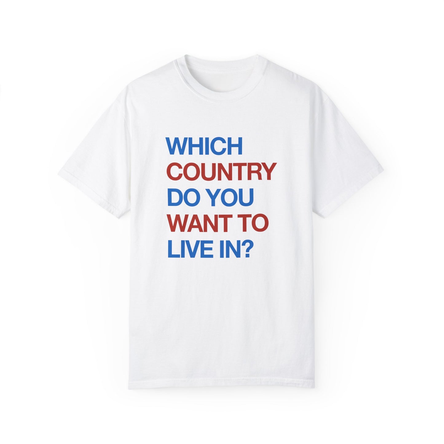 Which Country Unisex Garment-Dyed T-shirt