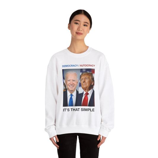 Democracy/ Autocracy Unisex Heavy Blend™ Crewneck Sweatshirt