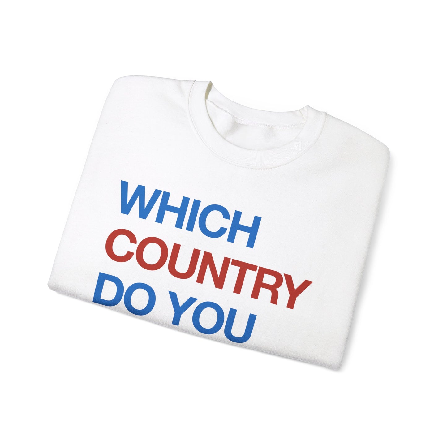 Which Country/ Unisex Heavy Blend™ Crewneck Sweatshirt