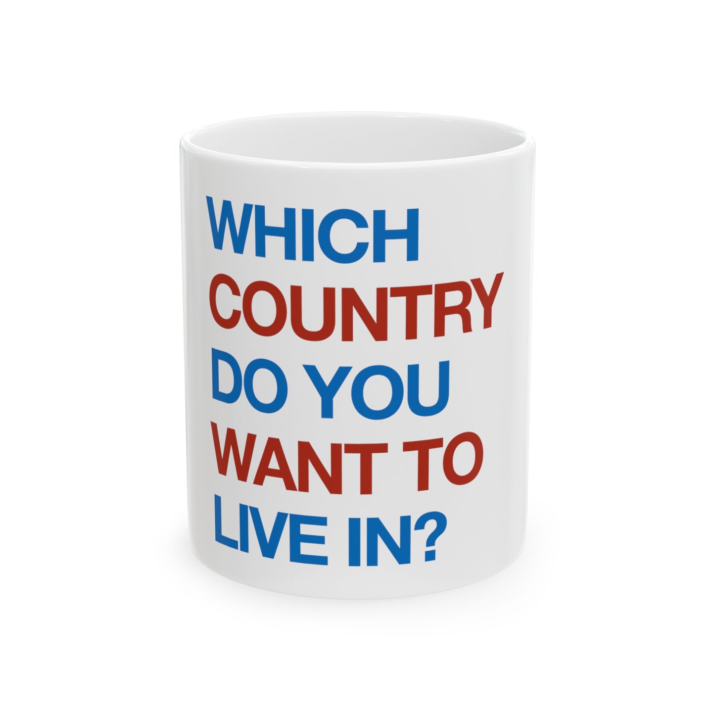 Which Country/ Ceramic Mug, 11oz